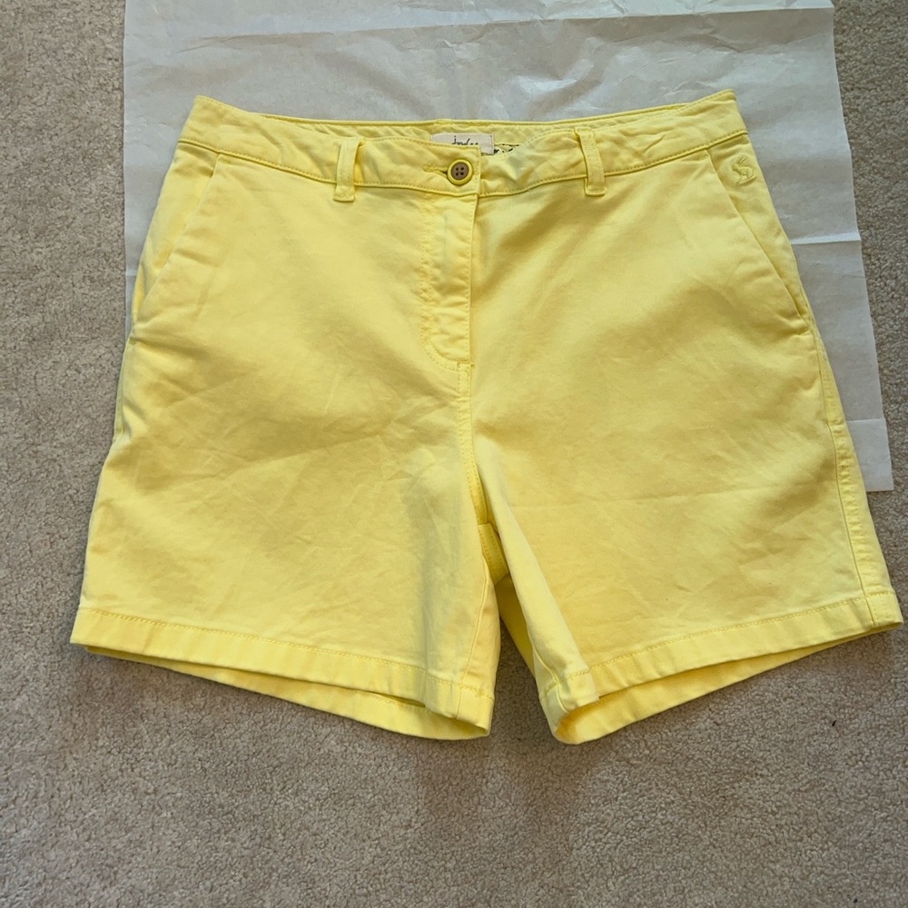 Joules, size 8, “Lemon” Mid Length Cruise Shorts FREE SHIPPING